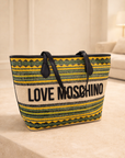 BOLSA MOSCHINO STRAW