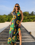 VESTIDO MOSCHINO GIRASSOL