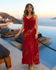 VESTIDO FOLHOS GIL SANTUCCI