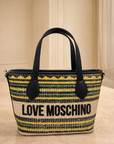 BOLSA MOSCHINO STRAW MINI