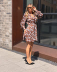 Vestido Short Warpped Fracomina