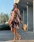 SCRIPTA ANIMAL PRINT DRESS