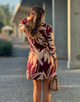 SCRIPTA ANIMAL PRINT DRESS