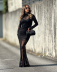 VESTIDO EM RENDA ANIYE
