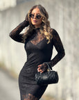VESTIDO EM RENDA ANIYE