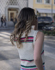 BLUSA LANÇA PERFUME COLORFUL STRIPES
