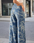 CALÇAS FRACOMINA DENIM PALAZZO PANTS