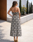 VESTIDO MIDI BLACK FRACOMINA