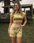 CAMISA H PREPPY BEIGE