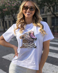 T-SHIRT NOSECRETS LEOPARD ROAR