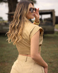 CAMISA H PREPPY BEIGE