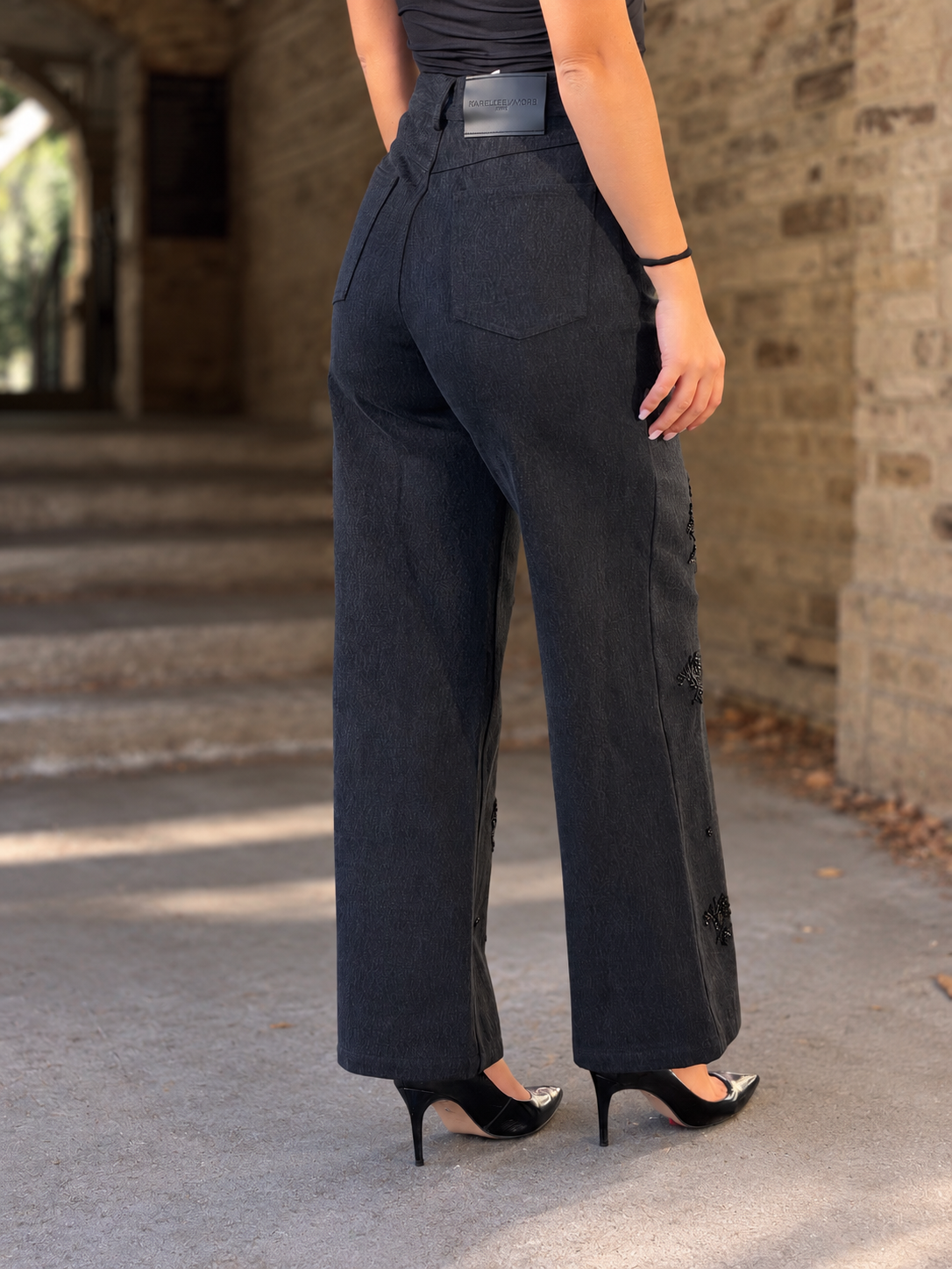 CALÇA C/DETALHE ISABELLE BLANCHE
