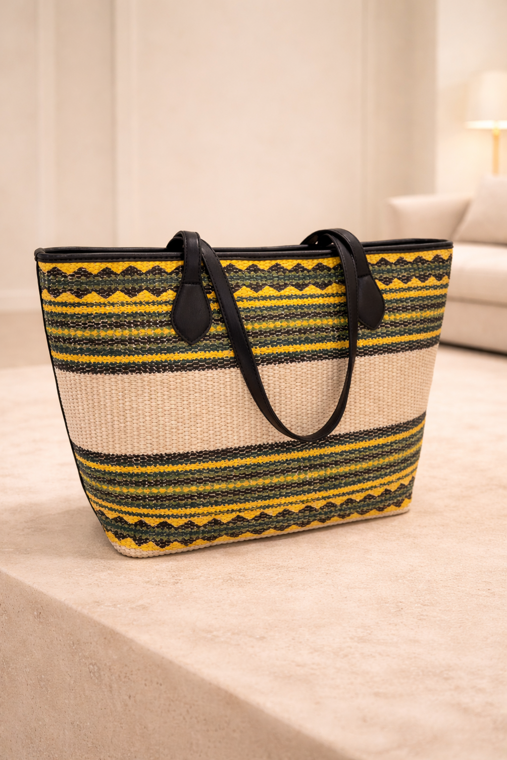 BOLSA MOSCHINO STRAW