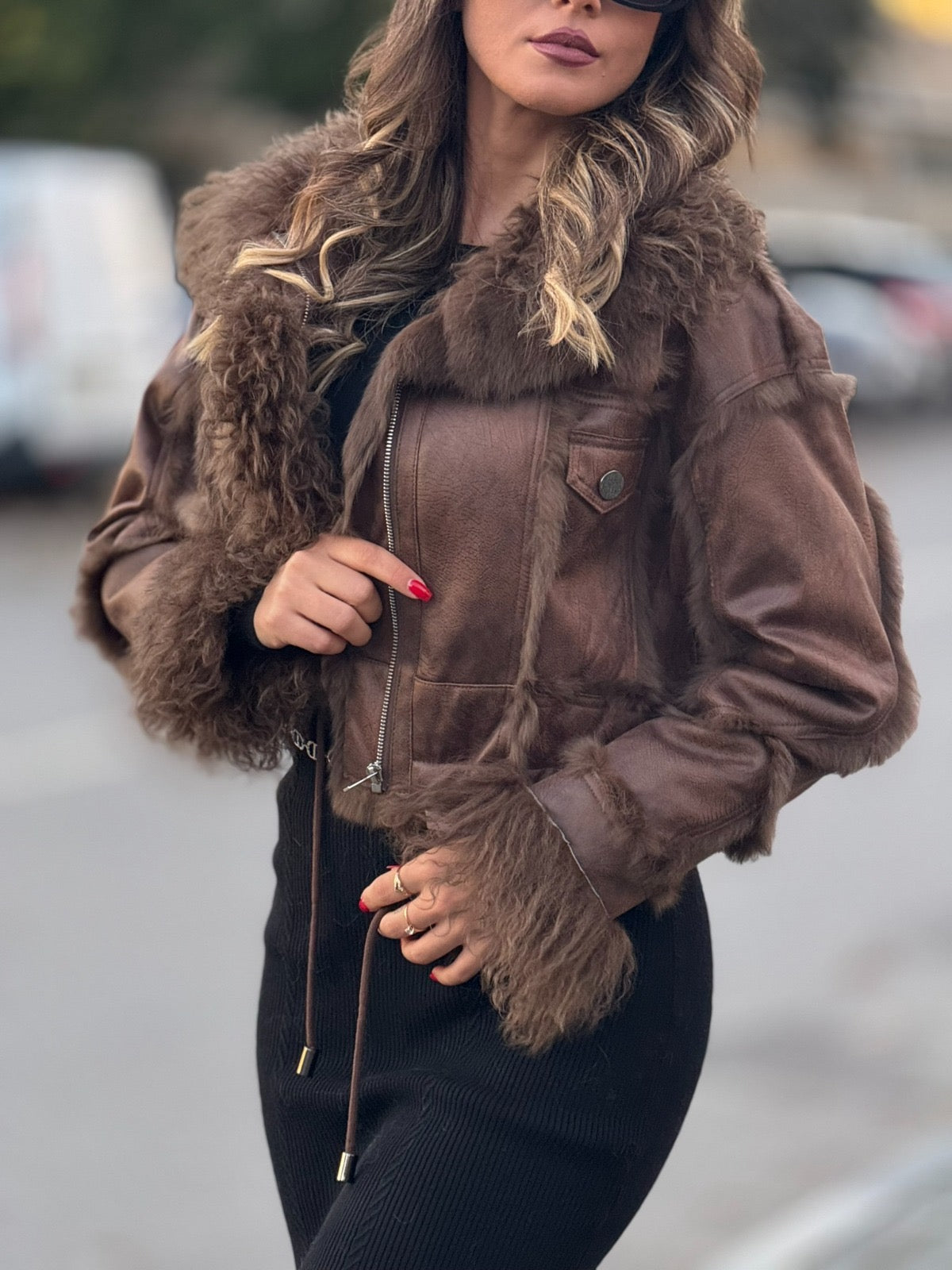 CASACO LOCOLUXO PELE CURTO