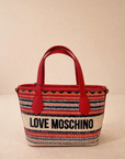 BOLSA MOSCHINO STRAW MINI