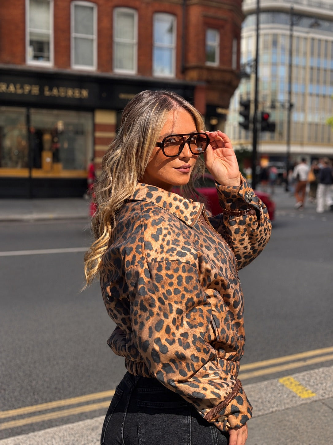 Casaco Animal Print Pho Firenze