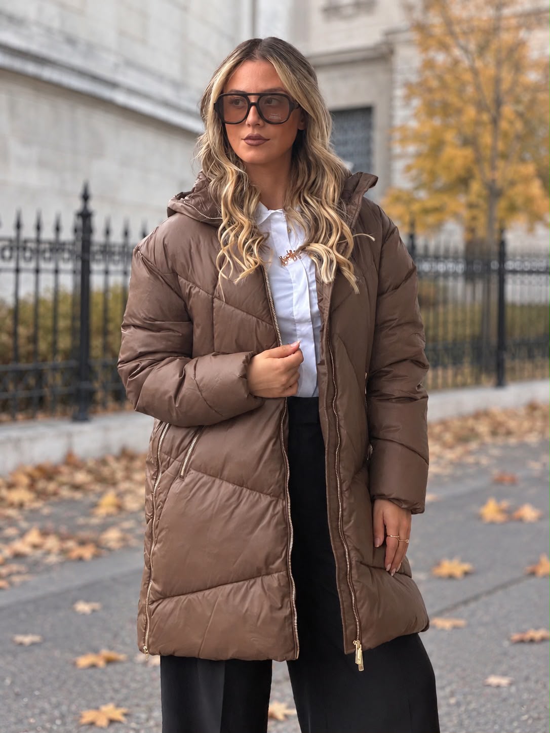 Over Padded Coat Fracomina