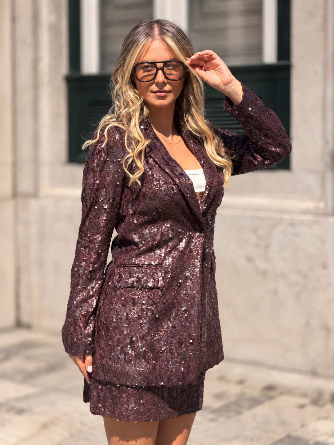 Blazer Brilhos Scripta