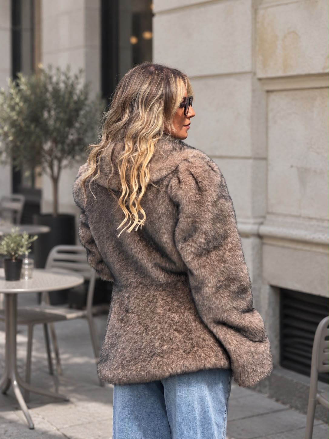 Casaco Fur Liv Aniye By