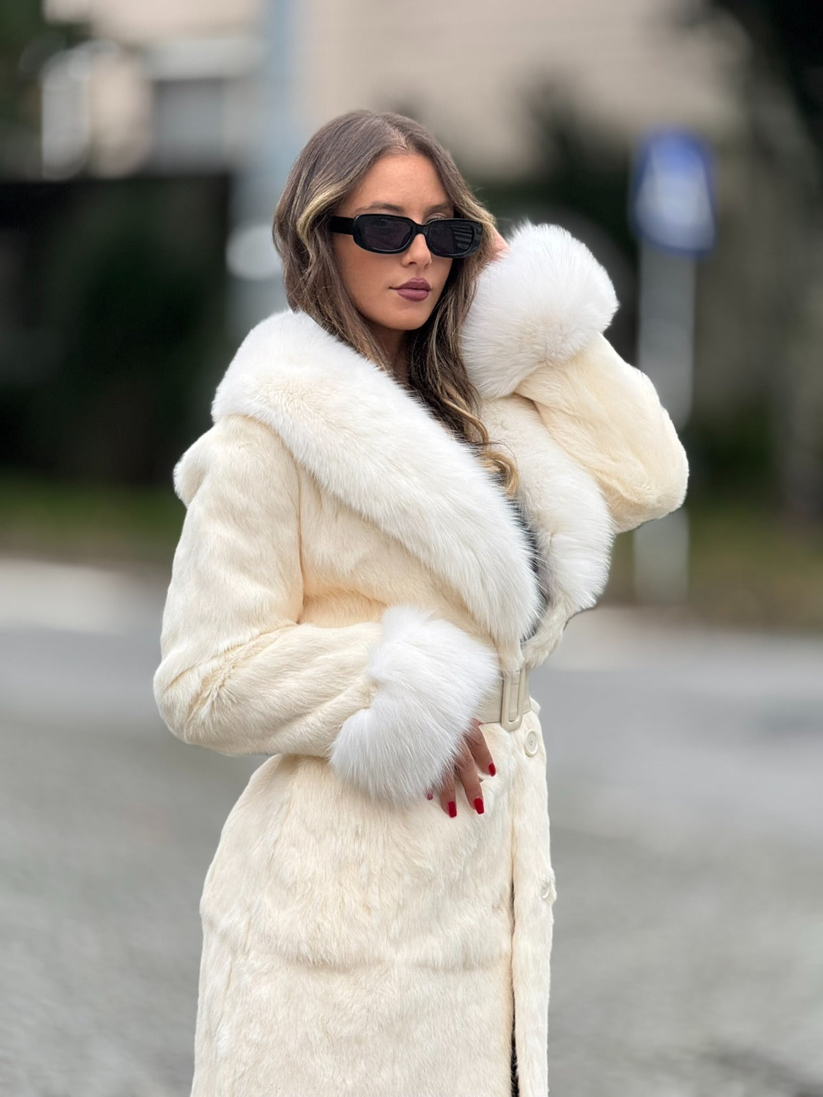 CASACO LOCOLUXO PÊLO COMPRIDO