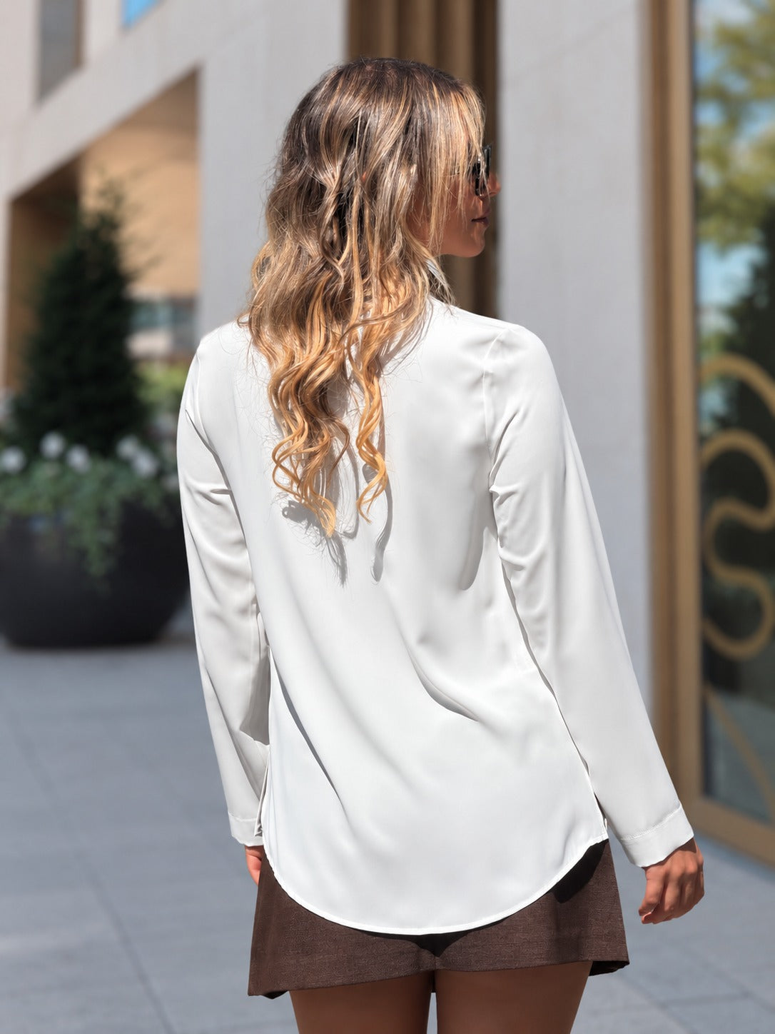 Blusa Scripta Fluída