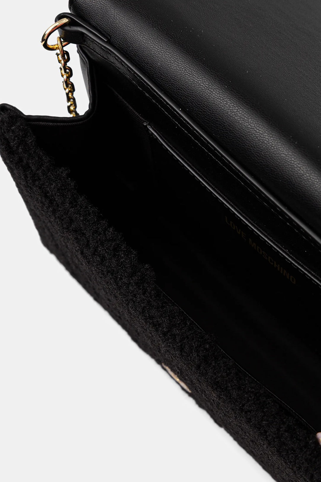 BOLSA MOSCHINO SOFT NERO