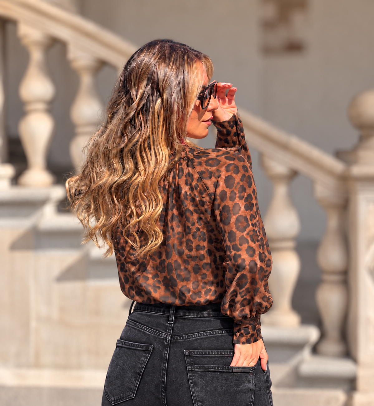 BLUSA ANIMAL PRINT PHO FIRENZE