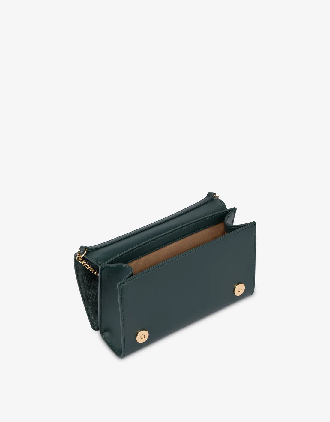 BOLSA MOSCHINO VELOUR VERDE