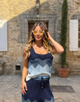 BLUSA LANÇA PERFUME STRIPES ILUSION