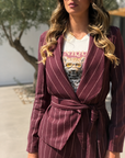 BLAZER RINASCIMENTO RISCAS COM CINTO
