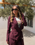BLAZER RINASCIMENTO RISCAS COM CINTO