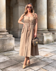 VESTIDO NOSECRETS SMOCK COTONE