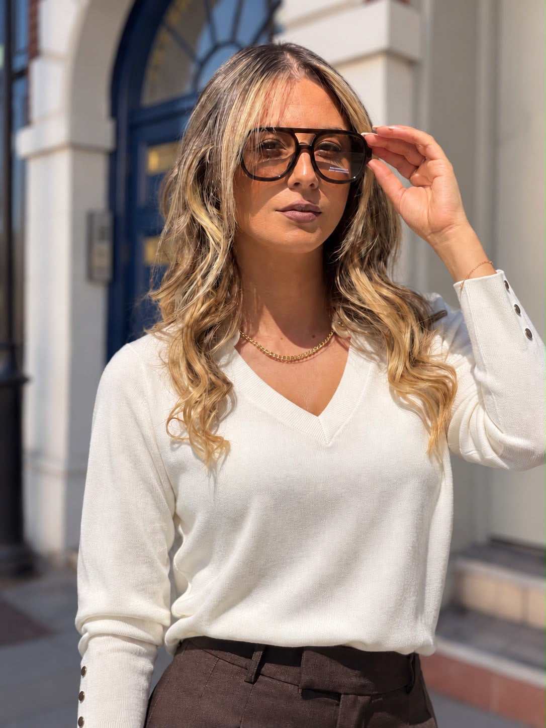 V-Neckline Sweater Fracomina