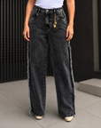 CALÇAS LANÇA PERFUME WIDE LEG