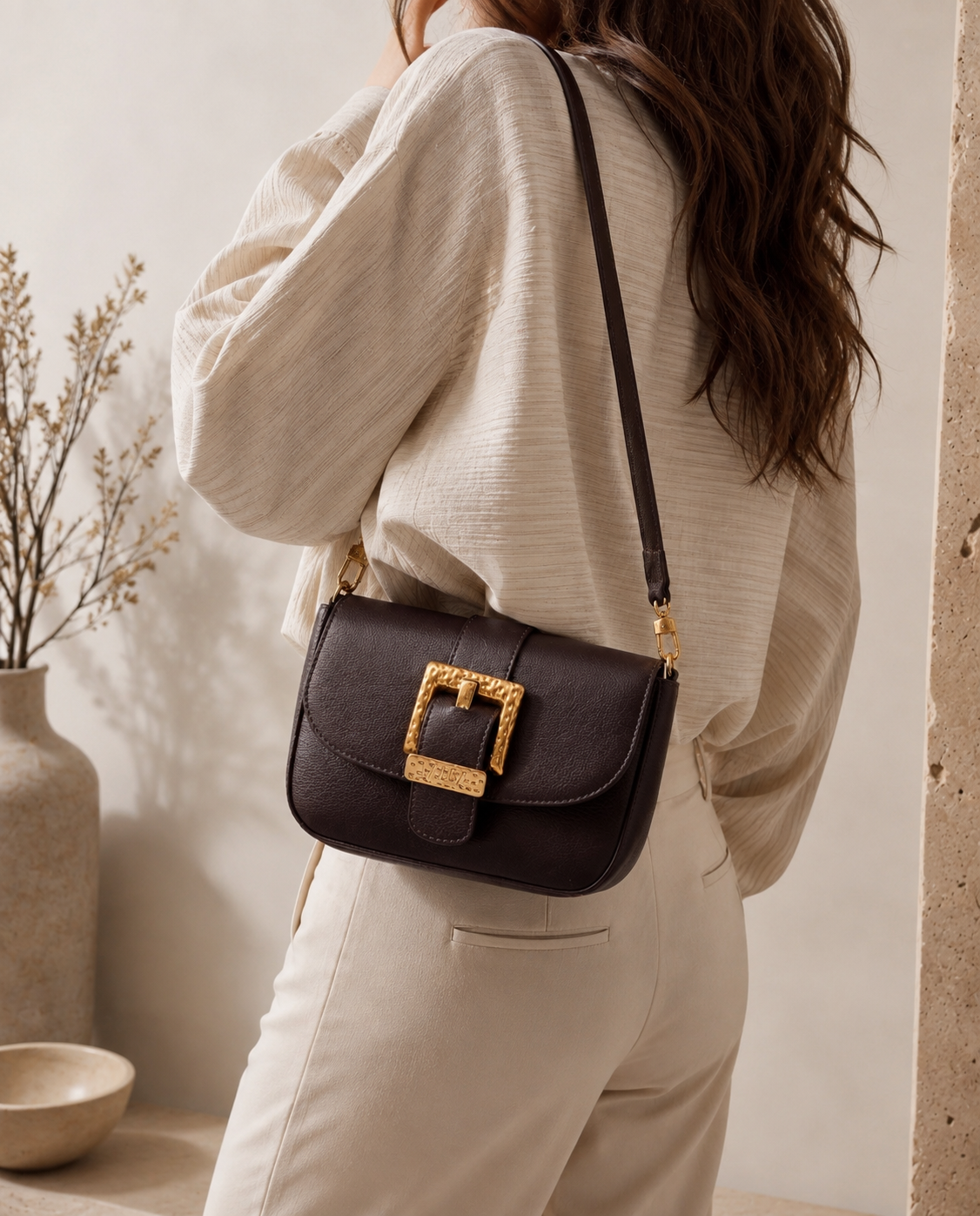BOLSA LANÇA PERFUME COURO