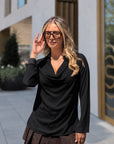 Blusa Scripta Fluída
