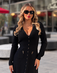 VESTIDO EM MALHA FRACOMINA