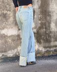 CALÇA DE GANGA MOSCHINO JEANS