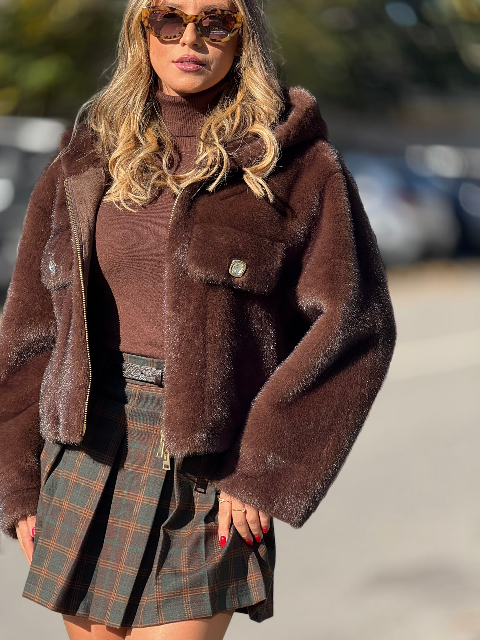 CASACO NOSECRETS CURTO PELO