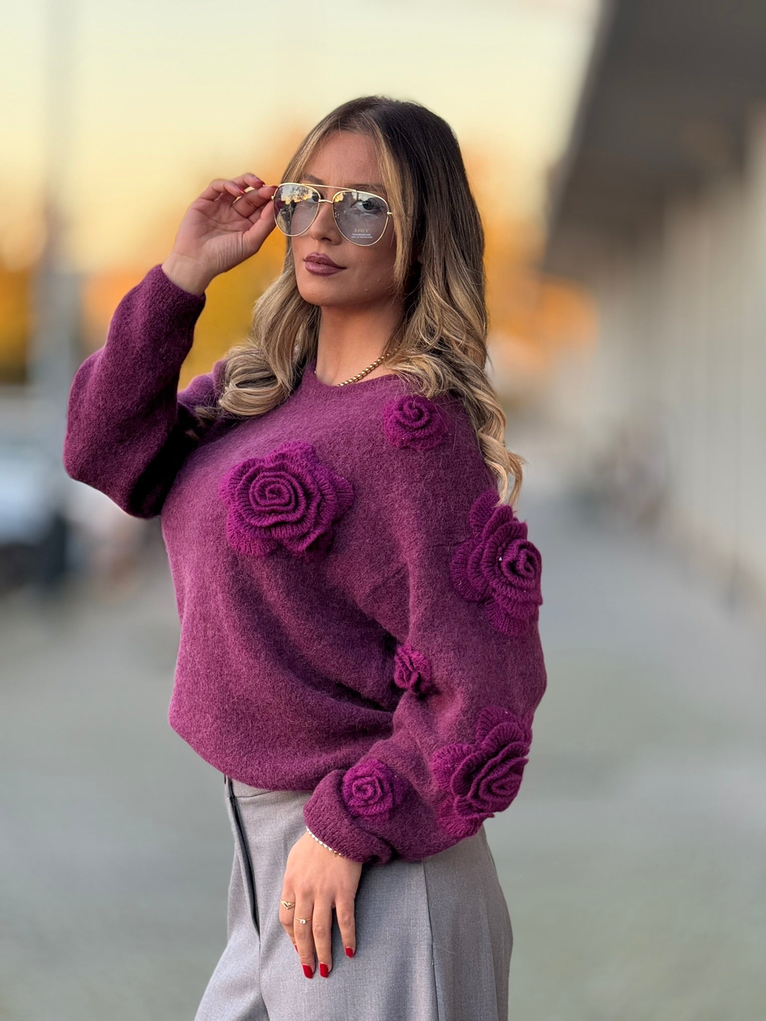 MALHA PHO FIRENZE COM FLORES