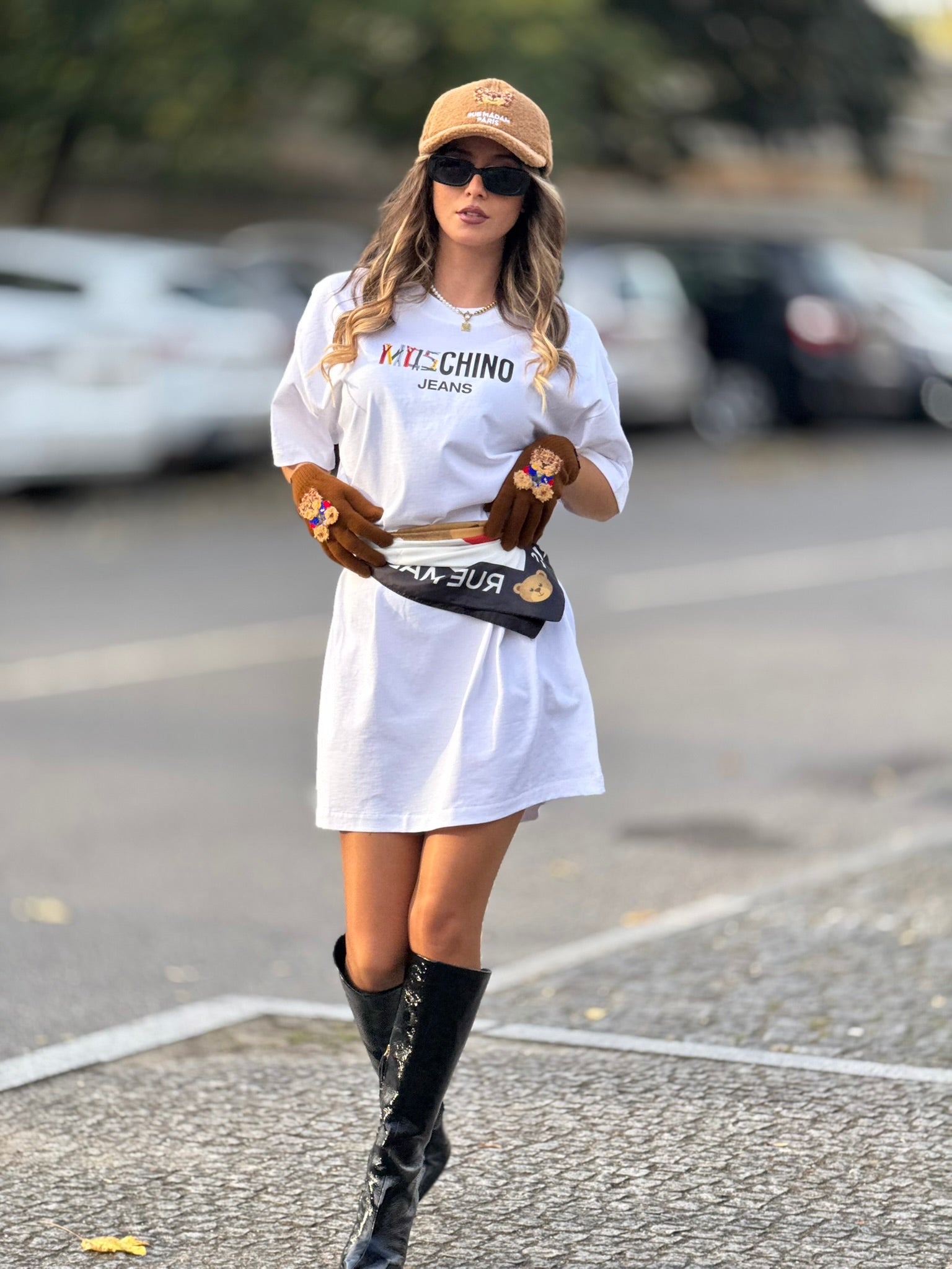 VESTIDO MOSCHINO MALHA FRIA