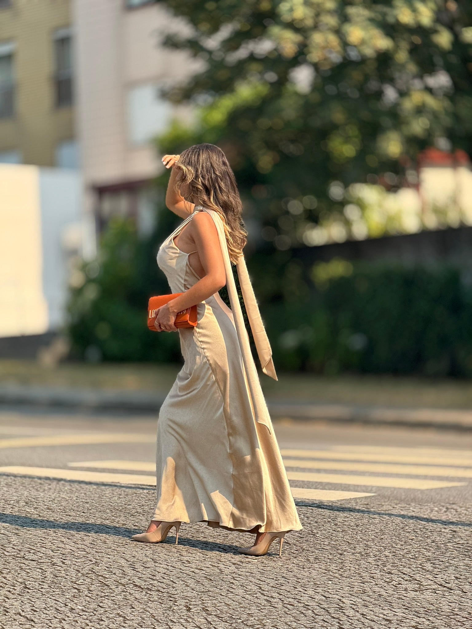 VESTIDO SAHOCO ACETINADO