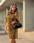 VESTIDO MOSCHINO ANIMAL PRINT