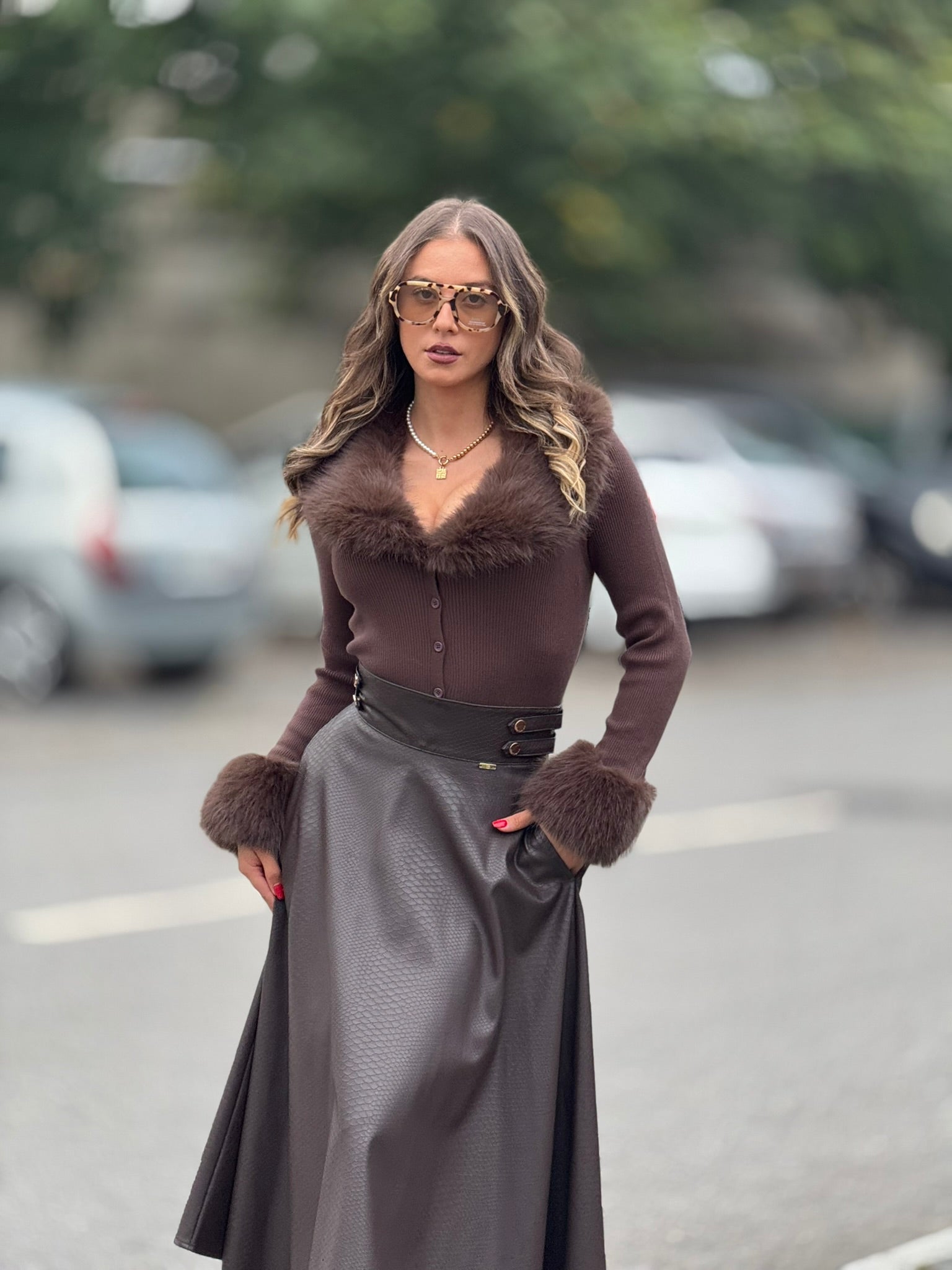 CASACO NOSECRETS MALHA COM PELO