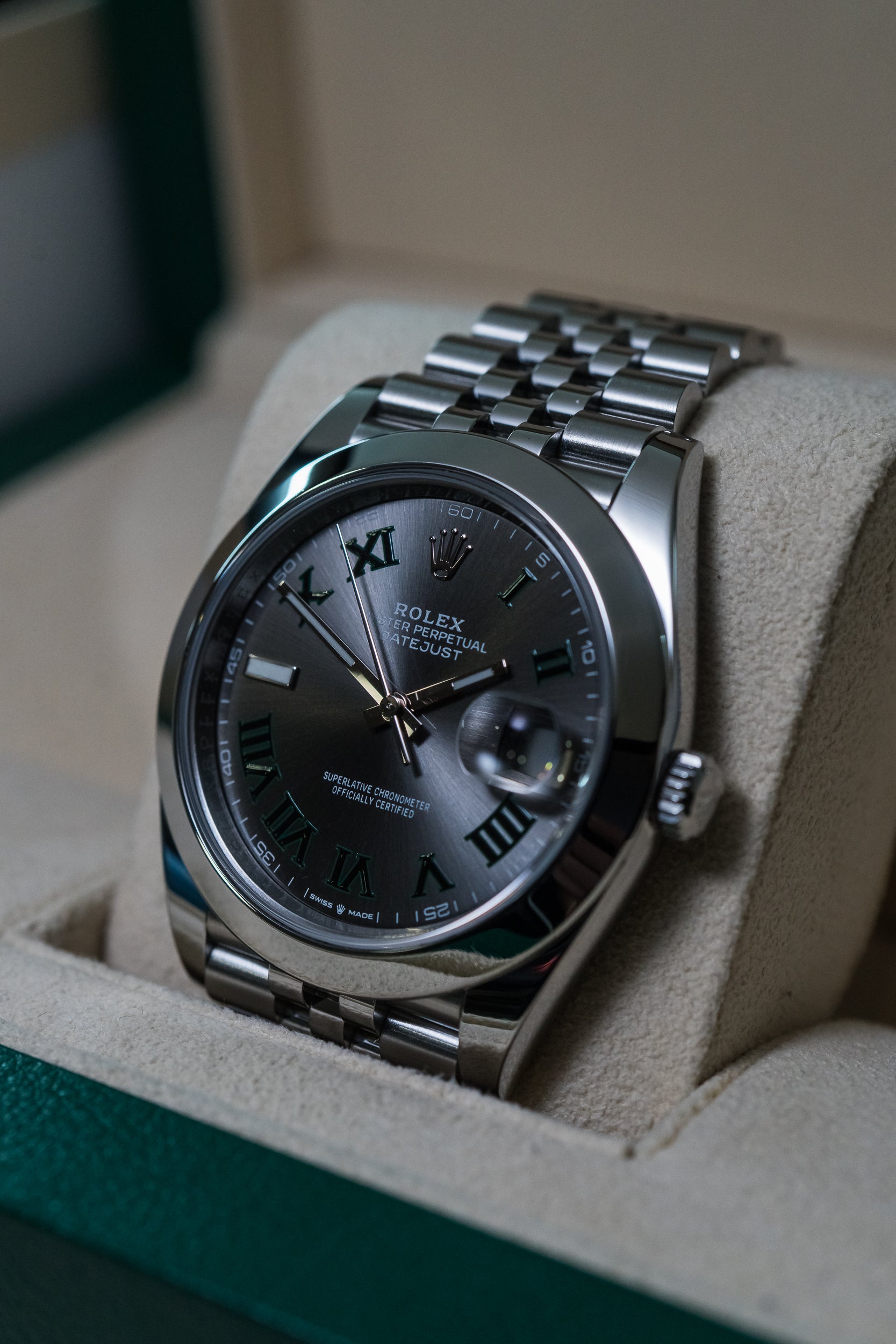 ROLEX DATEJUST 41 WIMBLEDON