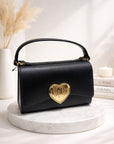 BOLSA MOSCHINO VITELLO PU NERO