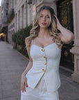 TOP LANÇA PERFUME OFF WHITE