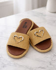 CHINELO MOSCHINO RAFIA