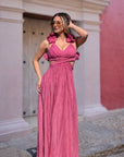 VESTIDO NOSECRETS VOLANT SU SPALLE
