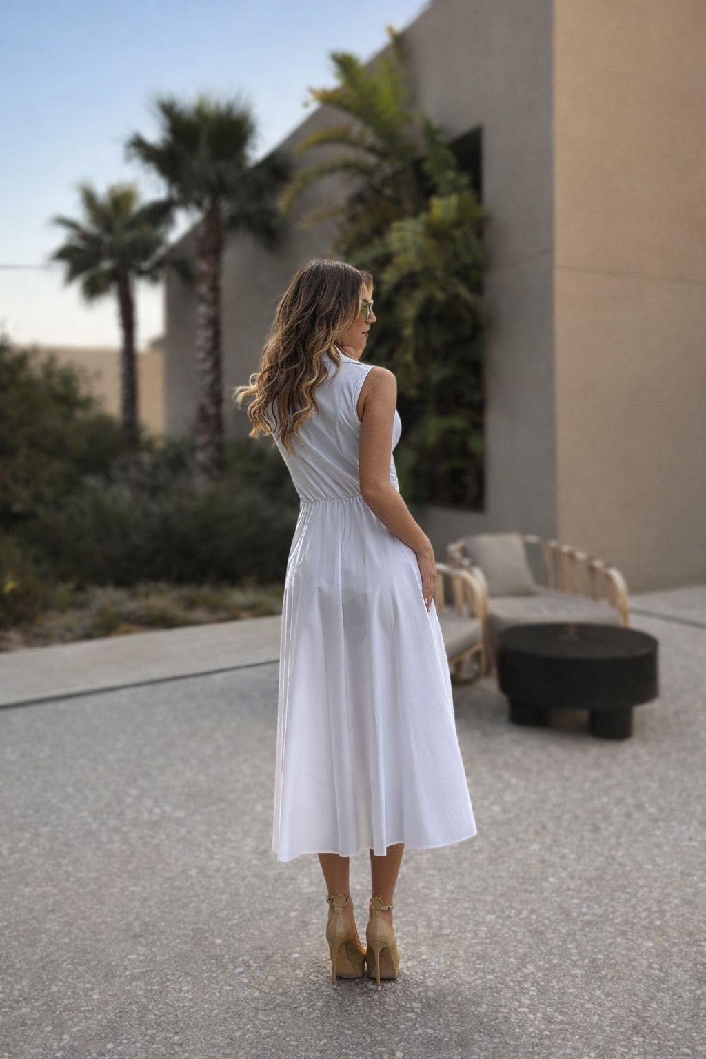 VESTIDO MIDI FRACOMINA